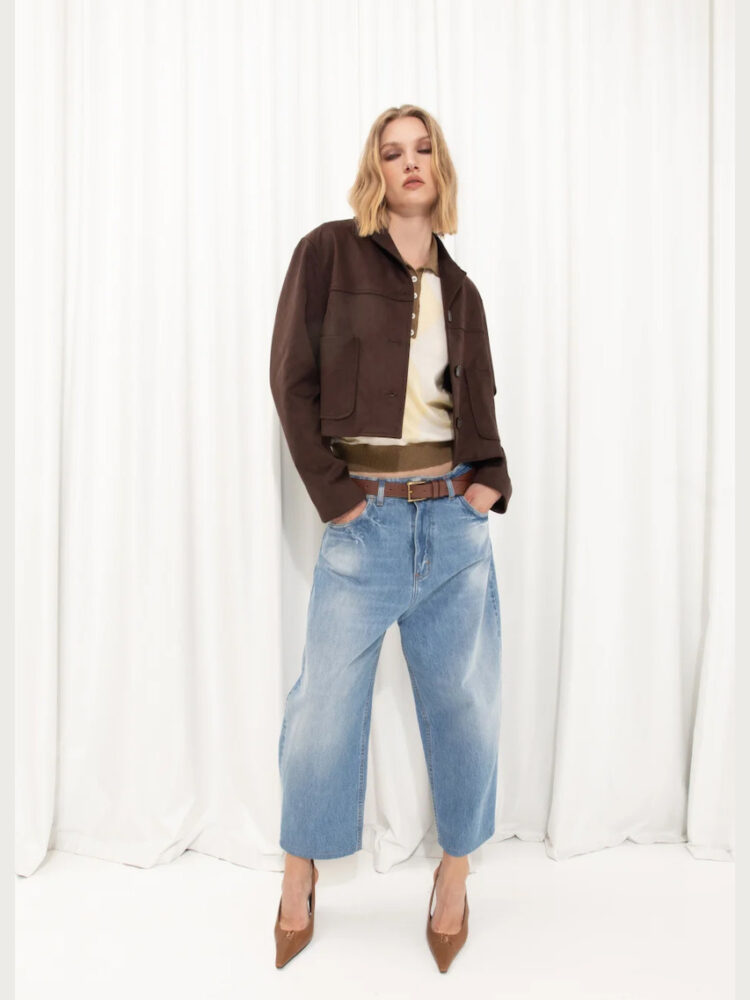 Vassia Kostara Baggy Wide-Leg Denim