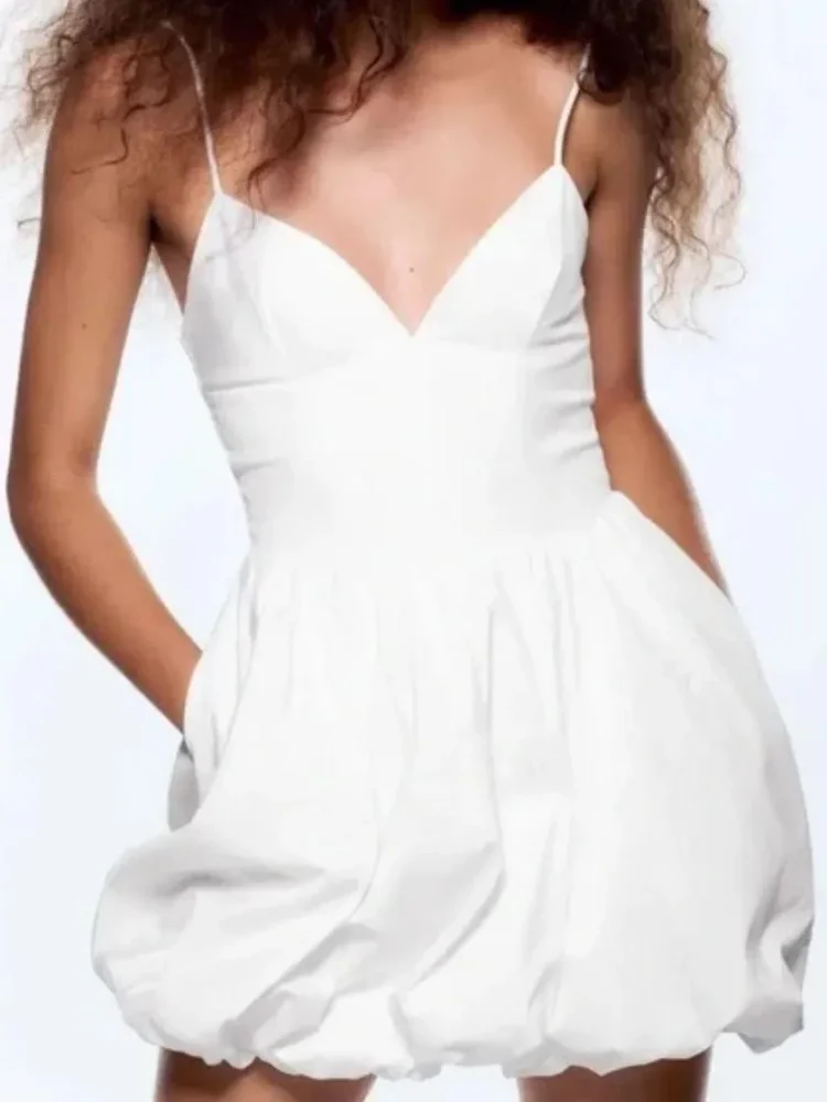 ZARA White Bubble Dress