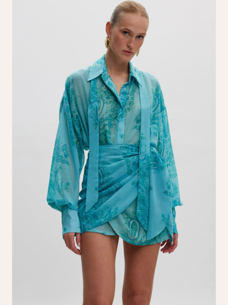 Ciel Concept – Ocean Ciel Shirt & Skirt Set