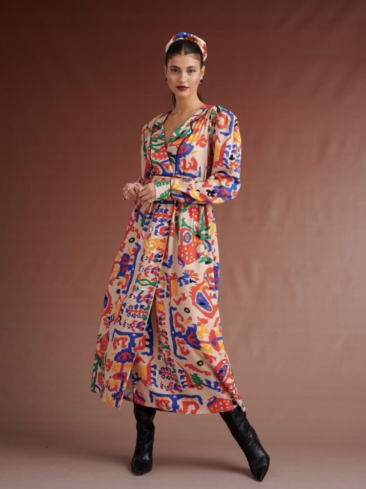 Karavan Clothing – Priscilla Dress Ivory