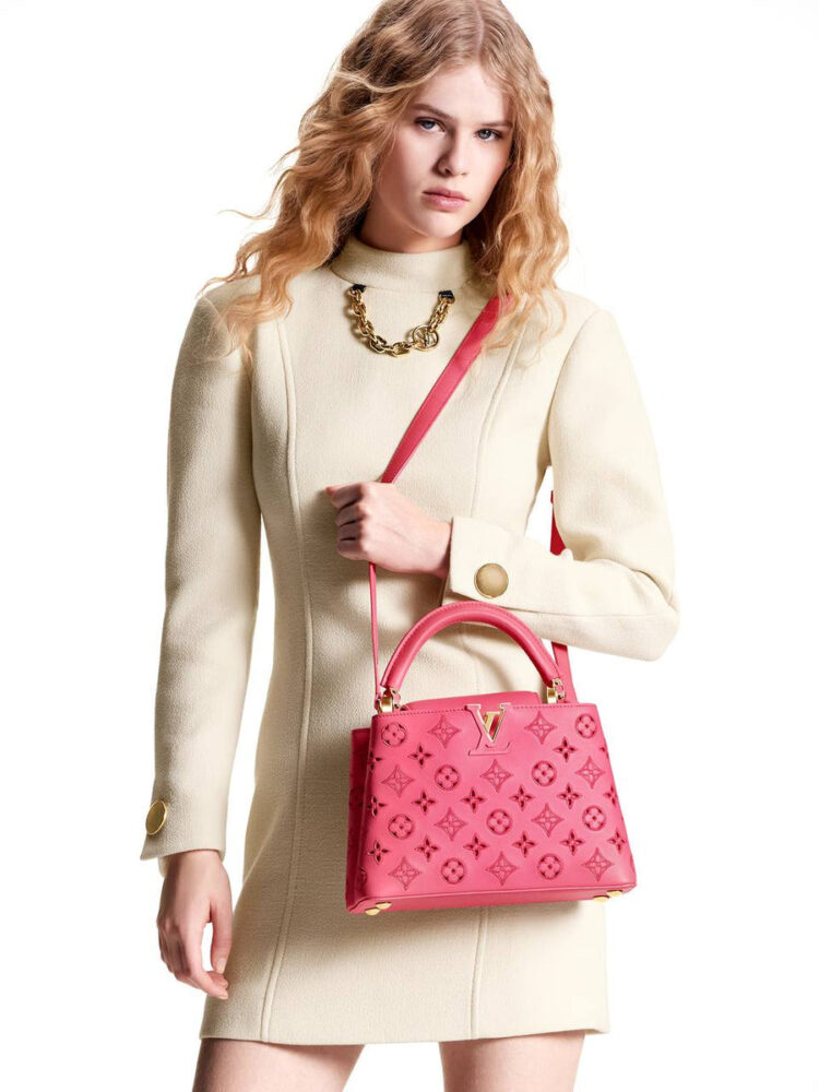 Louis Vuitton Capucines BB Pink Monogram Embroidery – Σαν Καινούγια