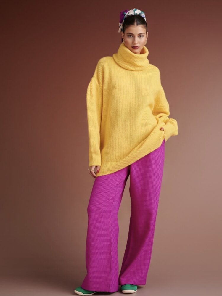 ΓΥΝΑΙΚΕΙΟ ΠΛΕΚΤΟ KARAVAN PENNY SWEATER YELLOW