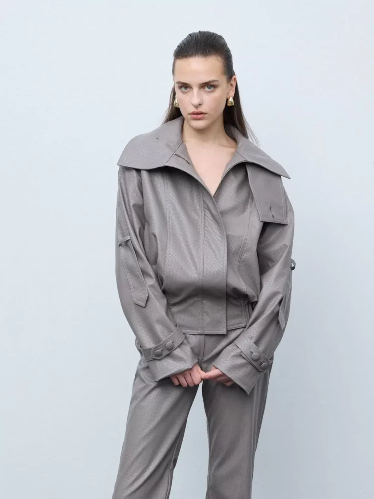 Ciel concept Leather knots jacket elephant