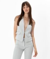 VASSIA KOSTARA | TAILORED GREY VEST