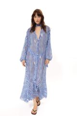 VASSIA KOSTARA Aegean Blue Kimono/Dress
