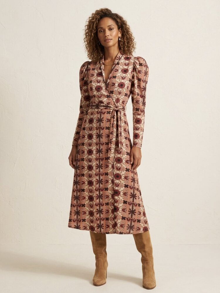 Karavan Clothing | Geometric Boho Wrap Dress
