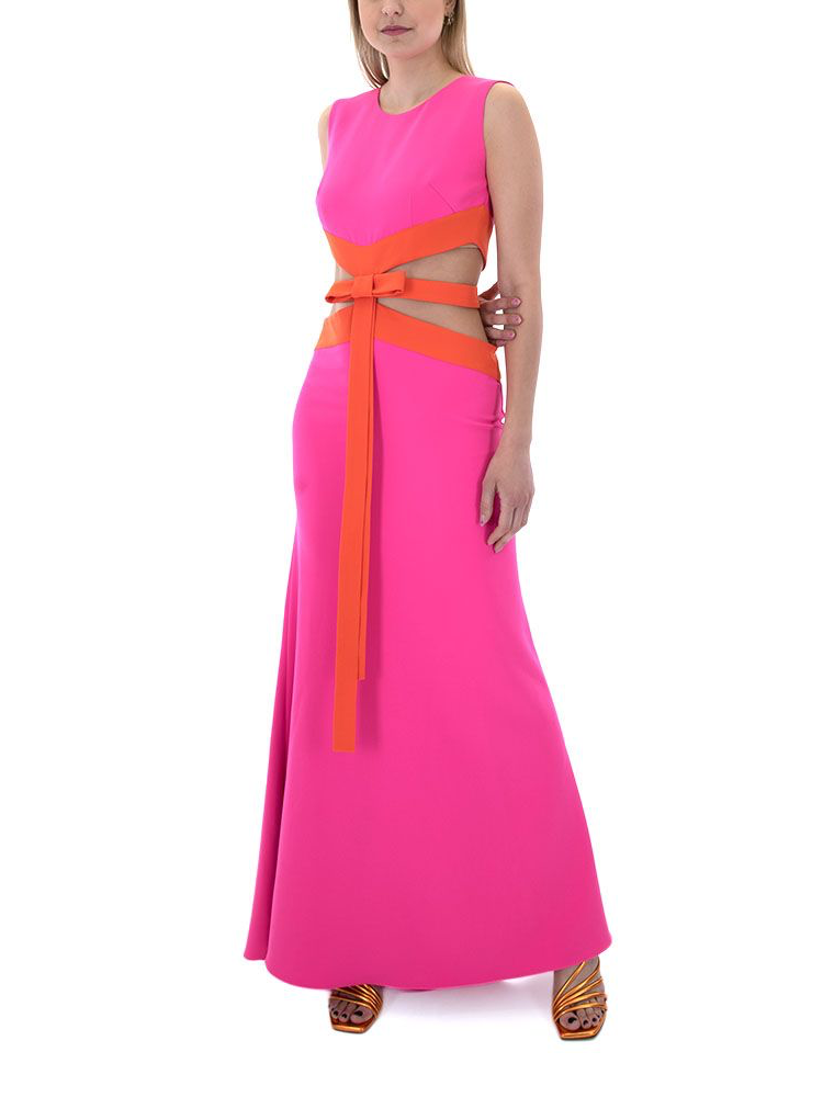 SLEEVELESS MAXI DRESS WOMEN C.MANOLO