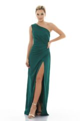 Μάξι Σατέν One Shoulder Φόρεμα eirini lytra routzeraki