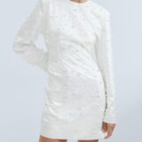 Γυναικείο λευκό φόρεμα H&M