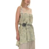Belon Embroidered Embellished Top Mini Dress Nidodileda