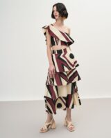 Access Fashion: Geometric Ruffled Co-ord Set