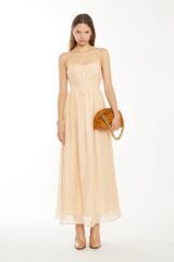Glamorous peach φόρεμα