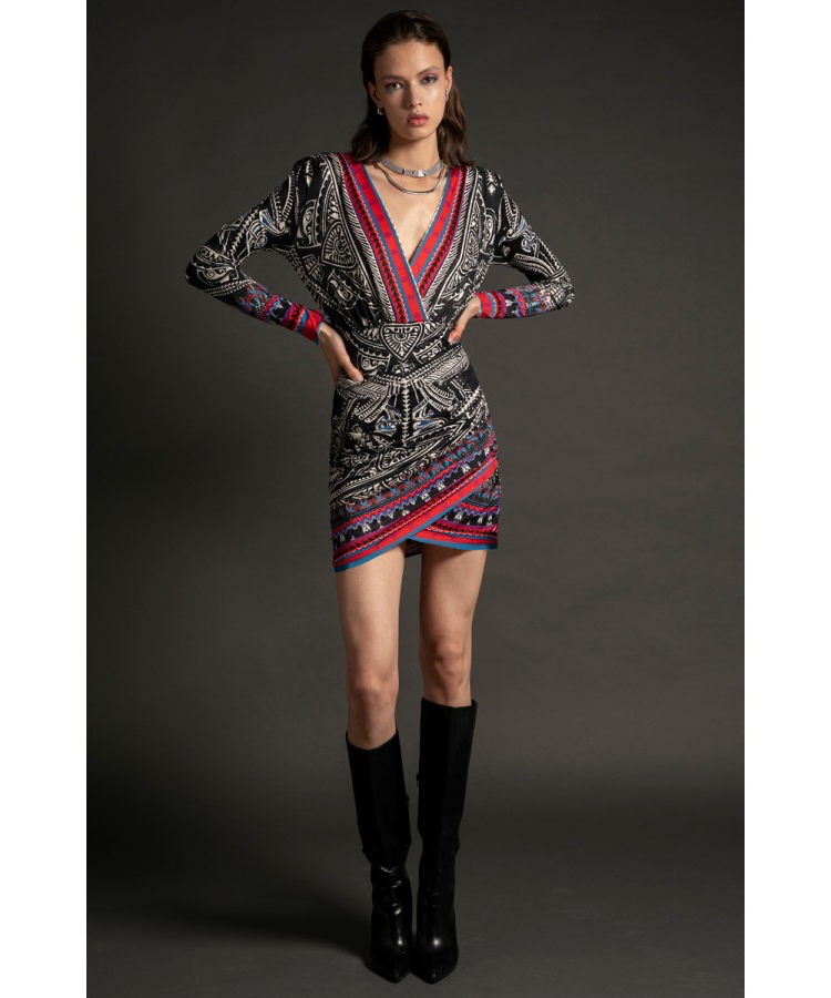 Peace and chaos Shamanism Short Dress