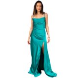 Trilogy Clothing SALTY SATIN MAXI DRESS