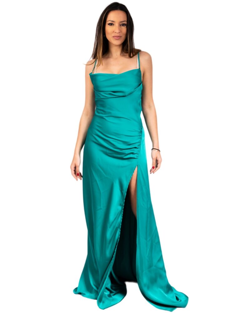 Trilogy Clothing SALTY SATIN MAXI DRESS