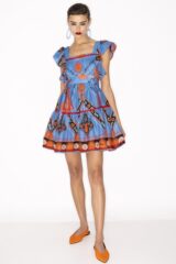 Peace and chaos budding short dress