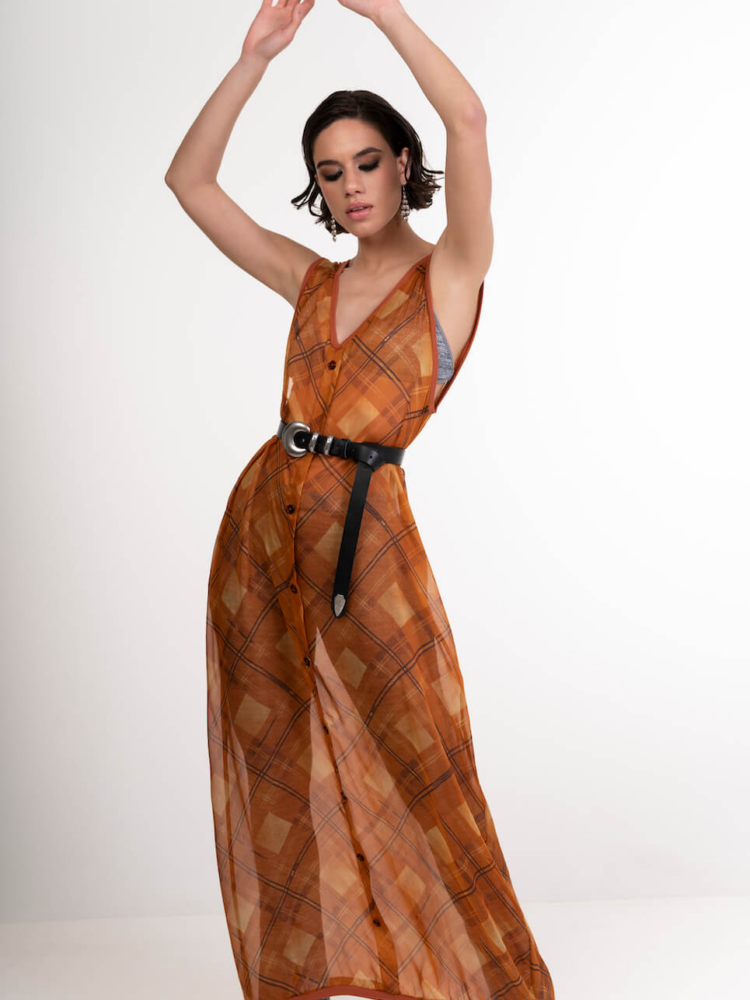 PRIMA Silk Dress by Evdole